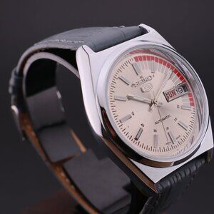 Vintage Seiko 5 Automatic 6309A Japanese Movement 17J D/D Men's Wrist Watch